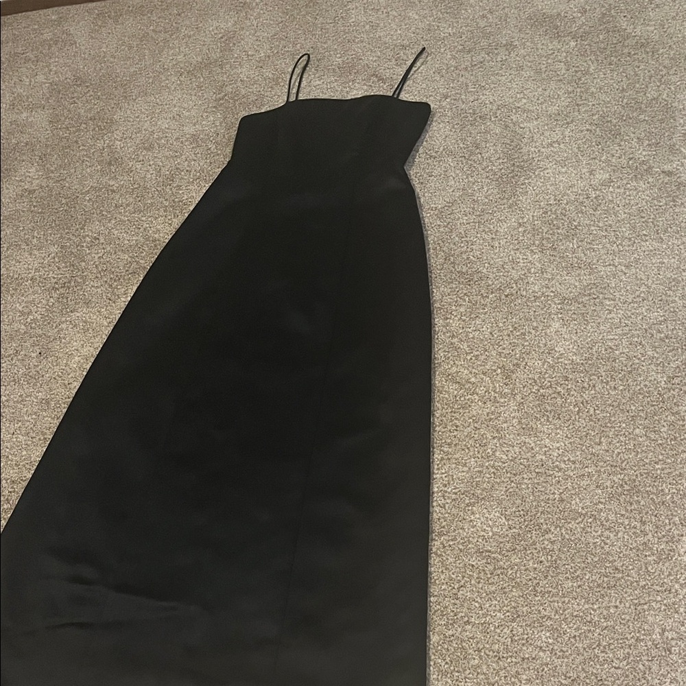 Alex Evenings Black Strapless Gown